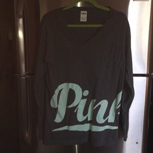 Pink oversized long sleeve